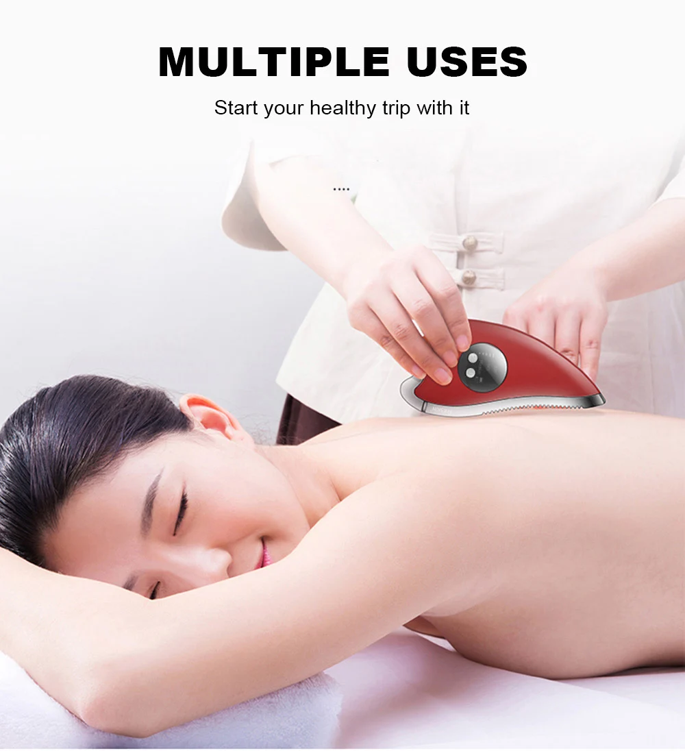 الكهربائية شد الوجه غواشا مكشطة مجلس الرقبة كشط تهتز إزالة التجاعيد الوجه التخسيس مدلك لوحة ميريديان فرشاة #1