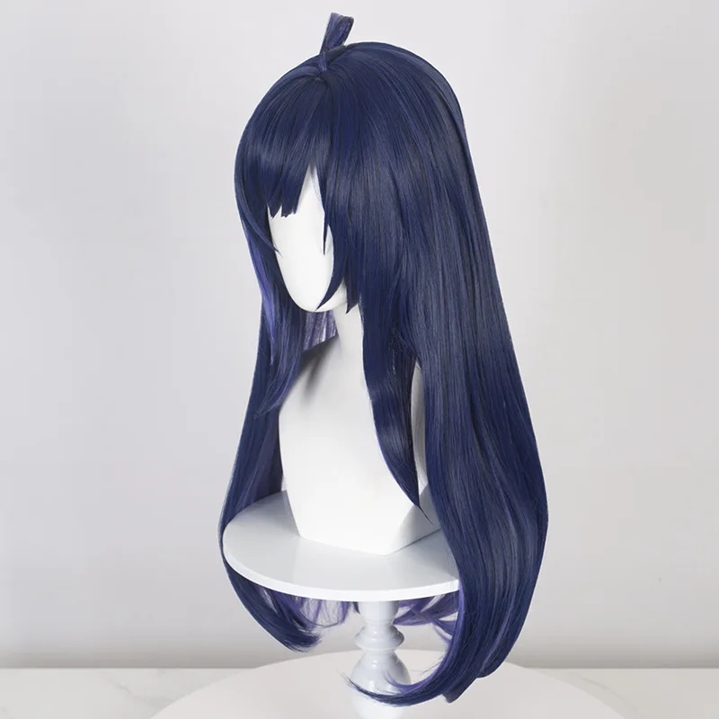 Hilichurl cosplay pruik voor Star Rail met gesimuleerde hoofdhuid gespecialiseerd hoogtepunt en kleurblokontwerp