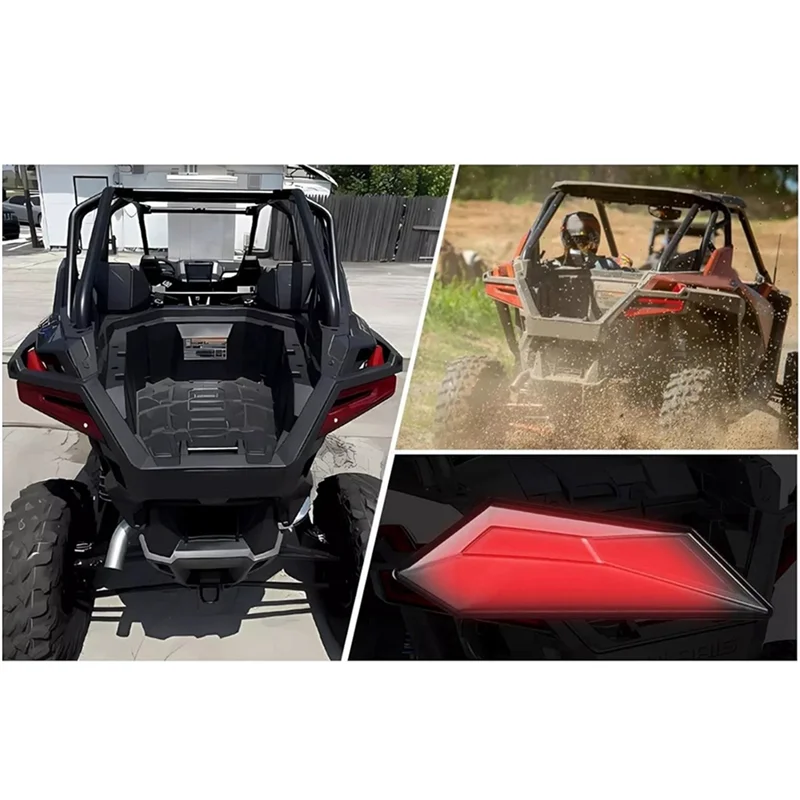 

High Quality Clear LED Rear Side Marker Light For Polaris RZR PRO XP/ XP 4 2020-2024
