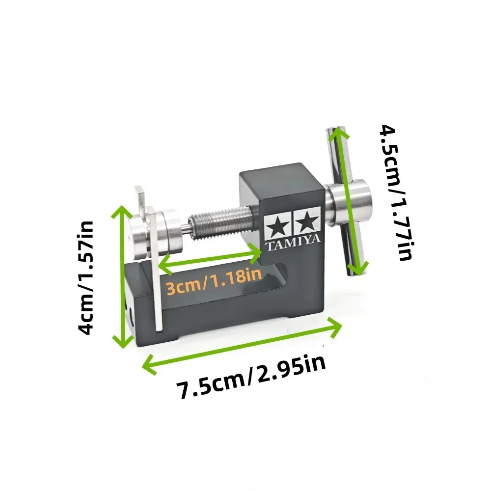 Wheel Puller Tyre Remover Guide Roller/Bearing Disassembler Tool For Tamiya Mini 4WD Car Model, 1pcs
