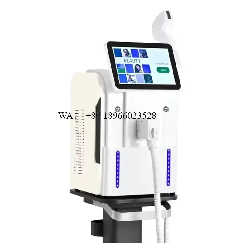 WMWMNU 16 Bars Diode for Hair Removal Portable 755 808 1064 Trio Wavelength Painless Permanent Depilation