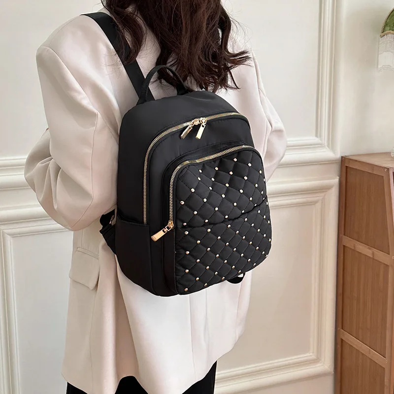 High Quality Fashion Style Women Knapsack Luxury Designer Female Nylon Rucksack Casual School Book Bag Ladies Travel Backpacks