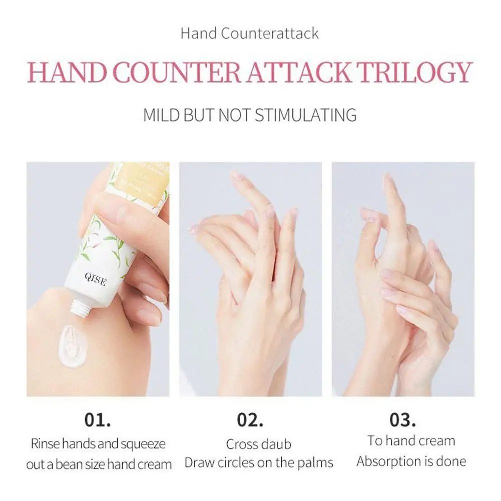 30g Plant Extract Moisturizing Hand Cream Anti-crack Hydrating Hand Cream  For Women Refreshing Smooth Skin Care Beauty