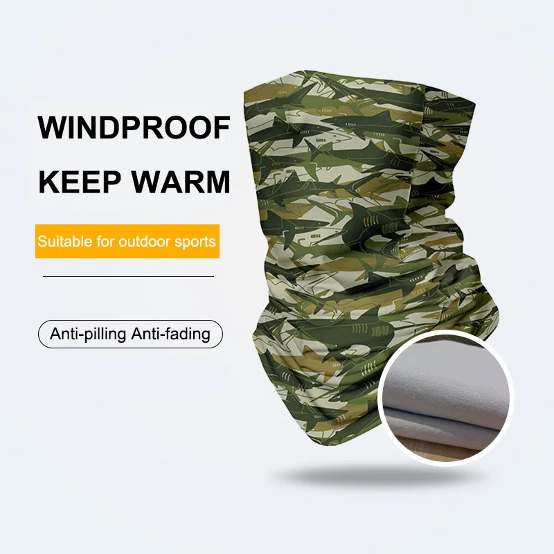 Soft Polar Fleece Neck Scarf Women Men Fishing Skating Running Sport Scarf Face Mask Camping Hiking Hat Warm Cycling Headwear