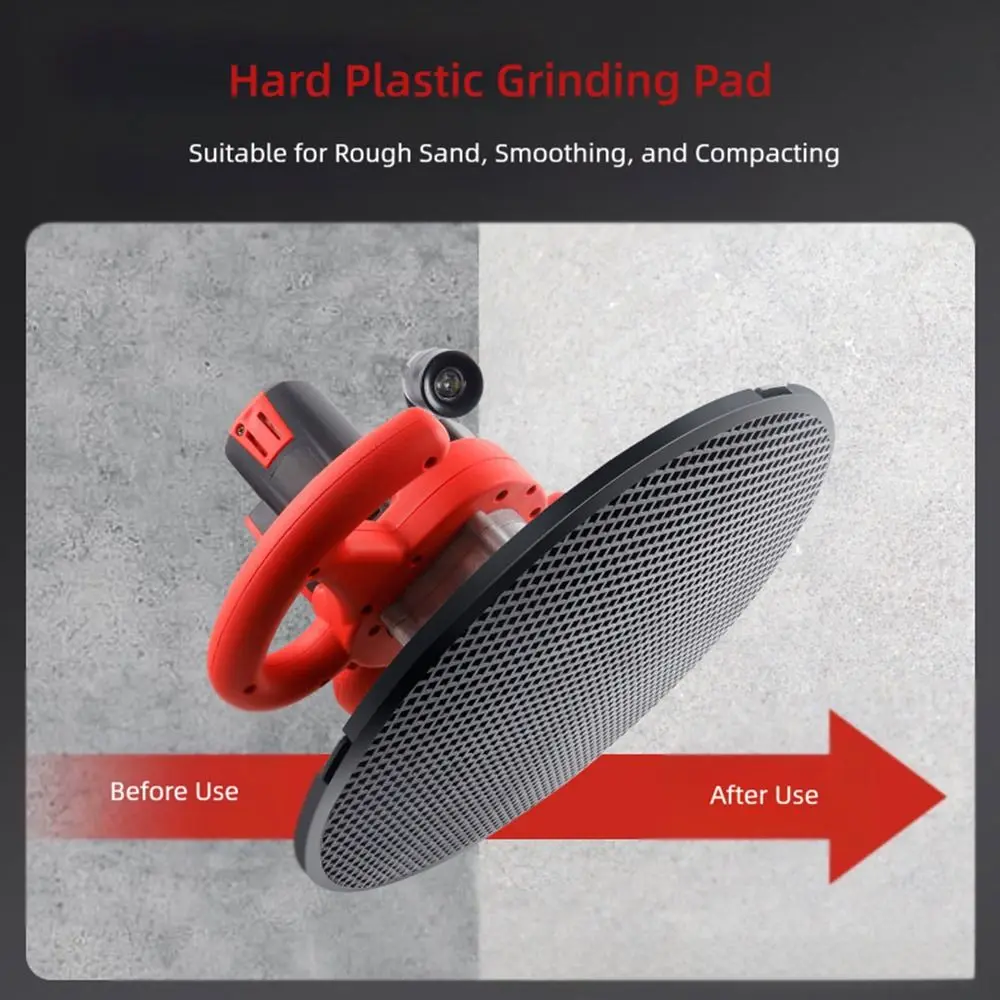 ABS Wall Grinding Disc Black White Floor Smoothing Cement Trowel Plate Ultra Soft Wear-resistant Concrete Floor Sander