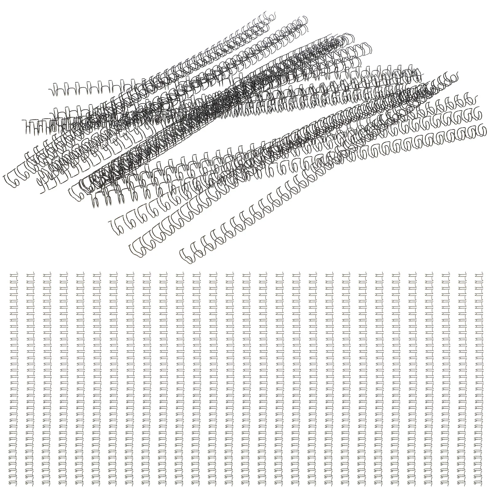 

100Pcs Metal Loose Leaf Binder Rings Easy to Use for Students Teachers Calendar Organization Binder Rings Spiral Binding Coils