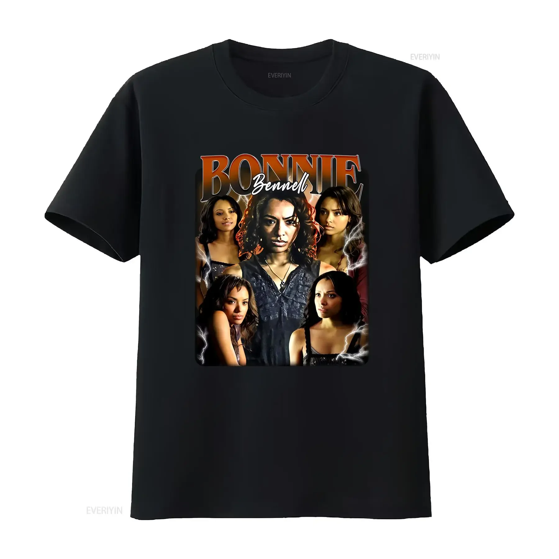 Limited Bonnie Bennett Vintage T Shirt For Woman and Man Timnas Washed fashion Comfortable Casual Breathable vintage Washed