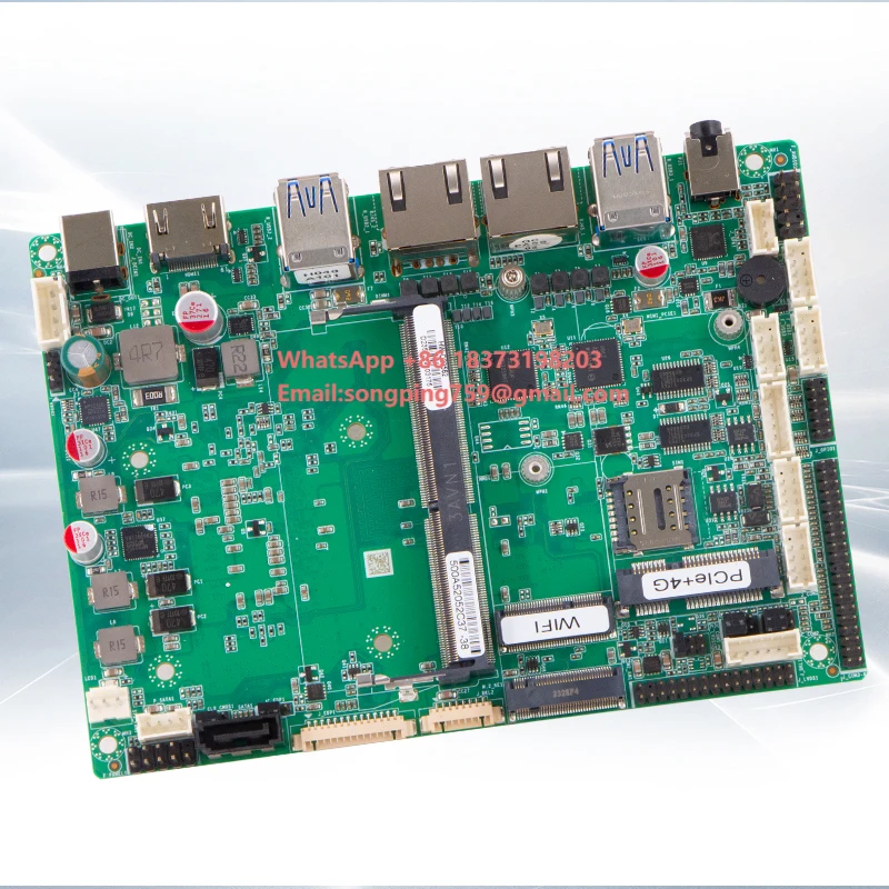 

486 Industrial Motherboard 3.5-inch with I5 11Gen 2*RJ45 4*USB3.0,6*USB2.0 6*COM(2*232/422/485) Ports