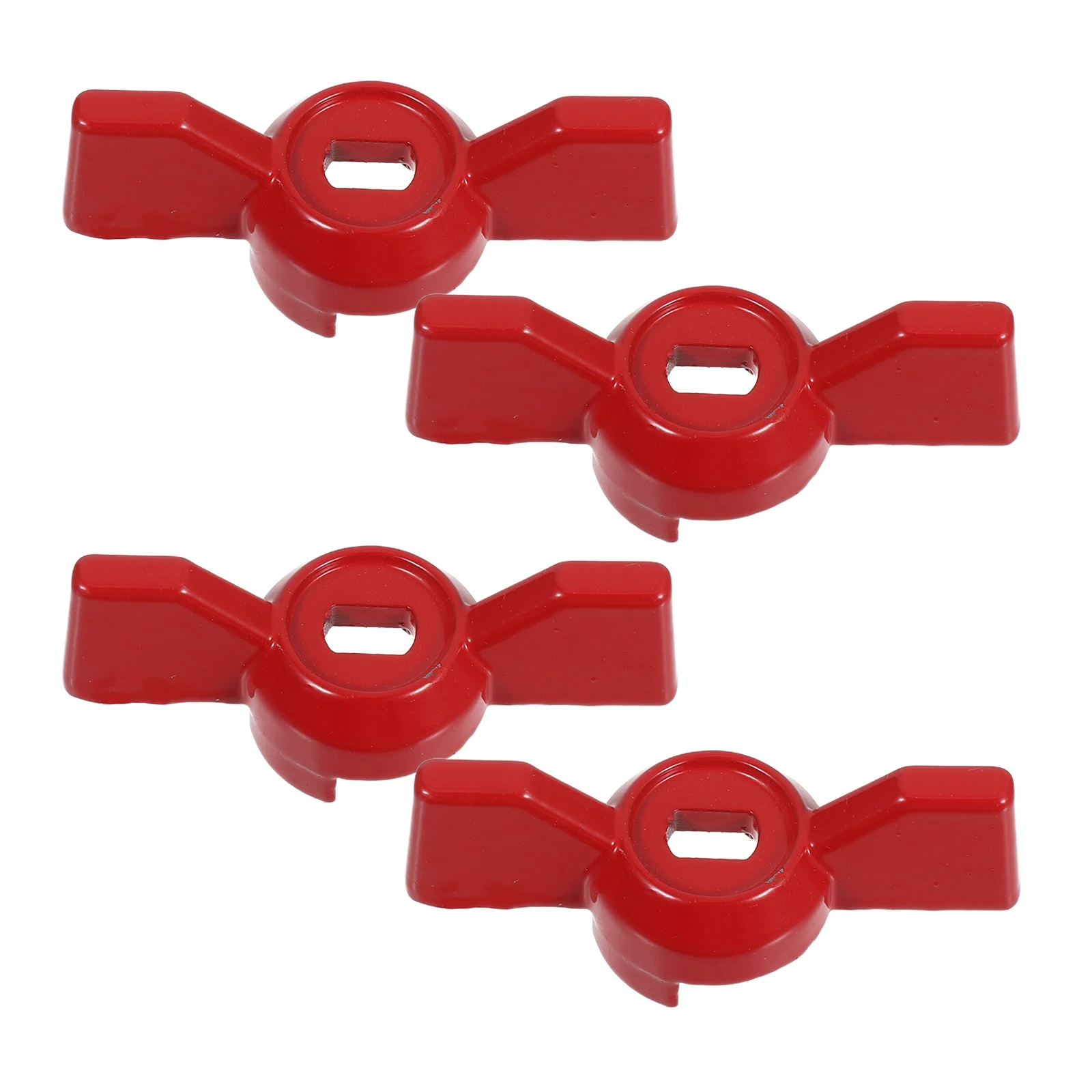 

4Pcs Valve Butterfly Handle Universal Aluminum Alloy Ball Valve Lever for Garden Faucet Spigot Shut Off Repair Handle