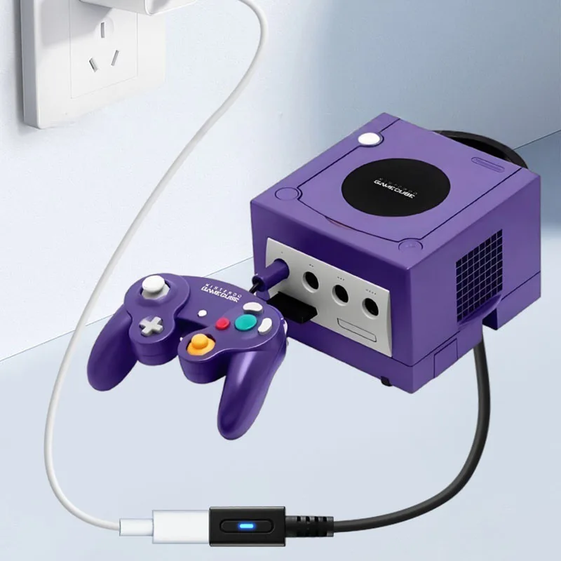 12cm Typ-C 45W PD Ladekabel für NGC Konsole USB-C Gaming-Stromversorgungskabel für Nintendo Gamecube Ladekabel für Spielkonsole – Detail 1