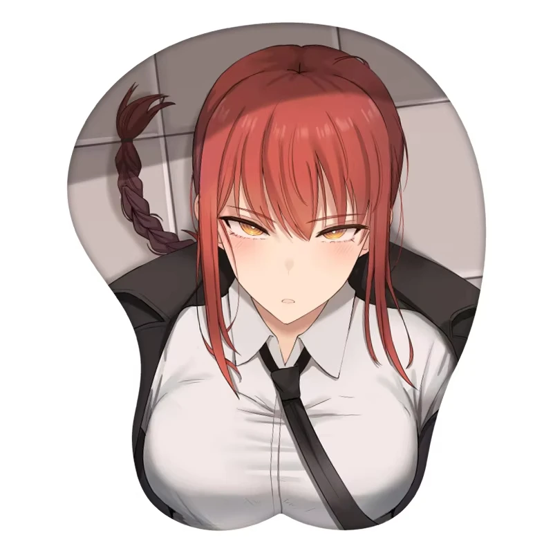 

Makima 3D Mouse Pad Anime Mousepad Wrist Rest Silicone Sexy Creative Gaming Mat Gift