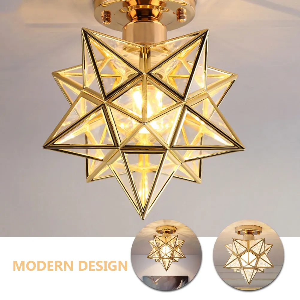 

Decorative Ceiling Lamp Star Design Hanging Light Home Restaurant Kitchen Living Room Bedroom Ceiling Pendant Light