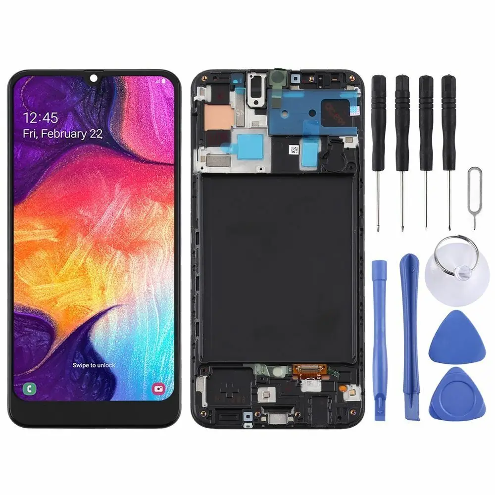 

Для Samsung Galaxy A50 A505F дисплей Full TFT LCD + рамка сенсорный сменный черный