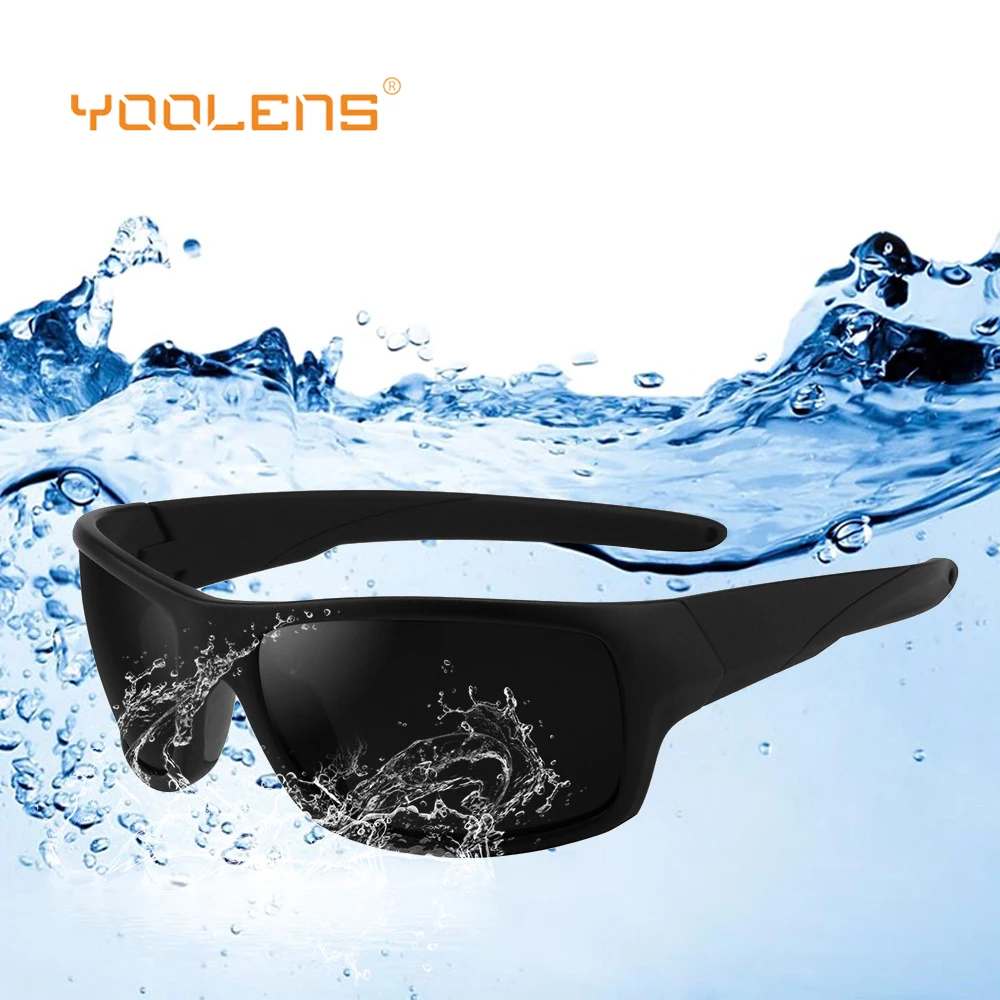 

YOOLENS Brand Floating Sunglasses Men Vintage Polarized UV400 Lens TPX Driving Fishing Sun Glasses Sports Eyewear For Male 210