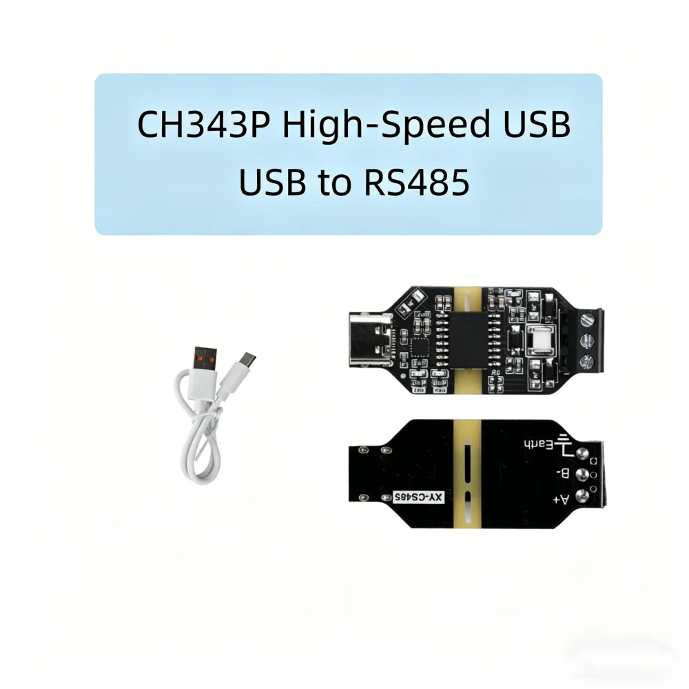 

CH343P module 6Mbps USB to RS485 Isolated Converter Industrial Grade Type-C Interface 16KV Isolation Dustproof USB to TTL serial
