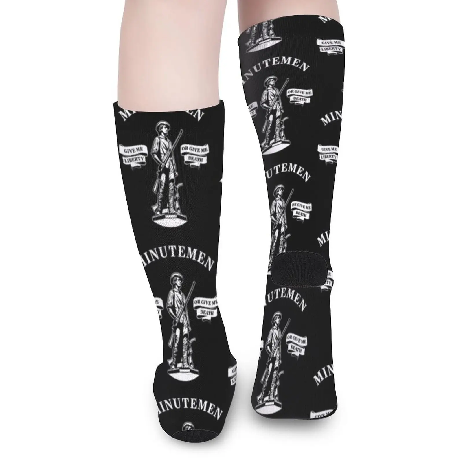 Minutemen 4th of July 1776 USA America Socks Fun socks socks designer brand Stockings man valentine gift ideas