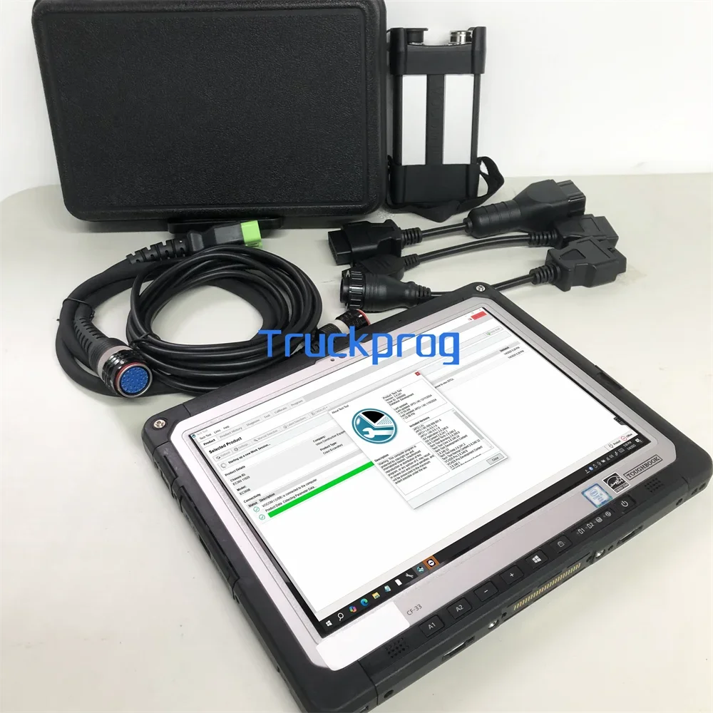 

cf33 Tech tool diagnostic software troubleshoot vocom 2 interface commercial vehicle construction equipment industrial engine