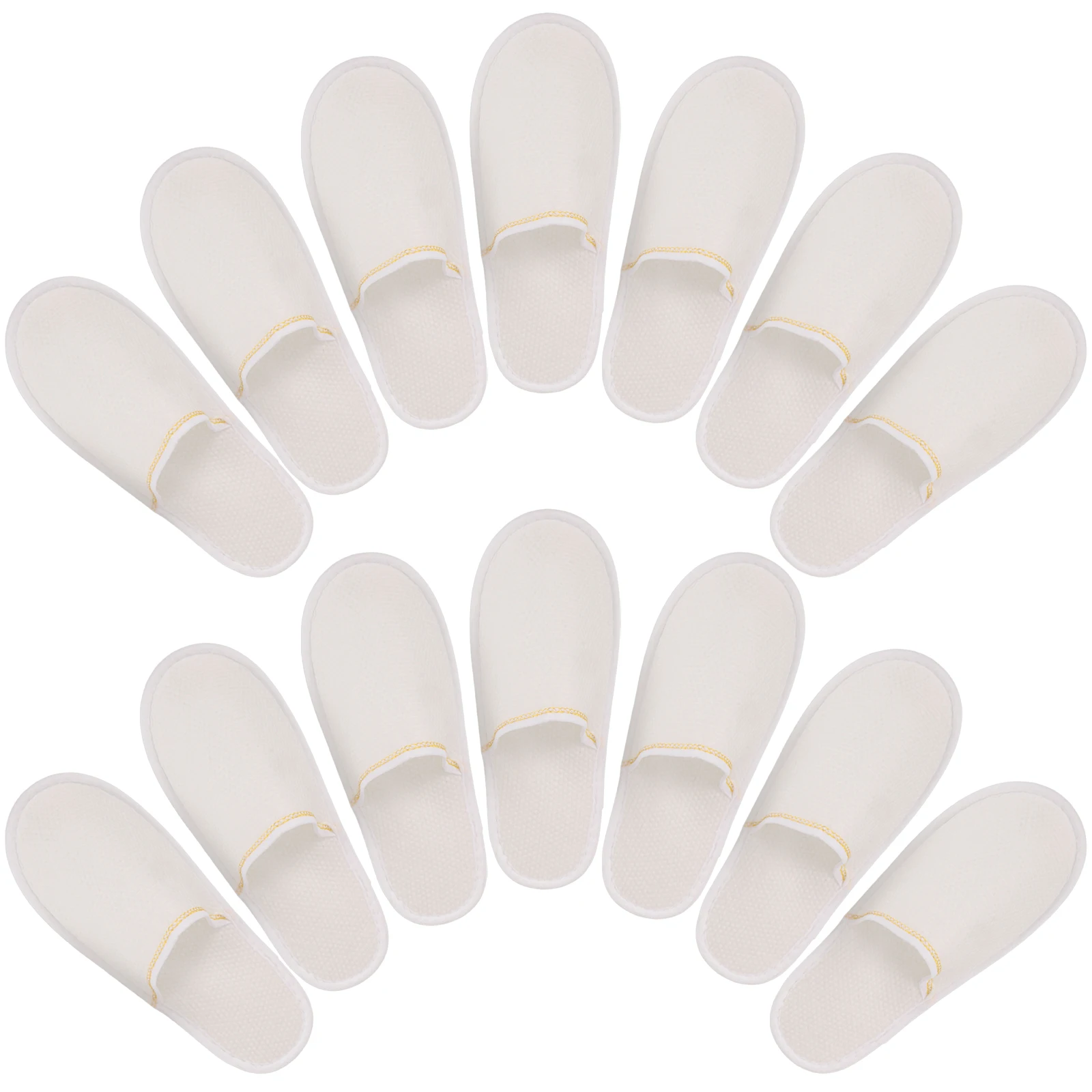 

20 Pairs Slip Disposable Slippers Hotel Bulk Clean Comfy Cloth Unisex Travel Disposable Guest Slippers Footwear
