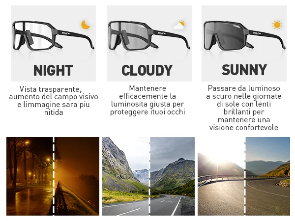 SCVCN Photochrome Männer Radfahren Gläser Sonnenbrille UV400 Brillen Outdoor Sport MTB Goggle Fahrrad Frauen Reiten Wandern Sonnenbrille – Detail 3