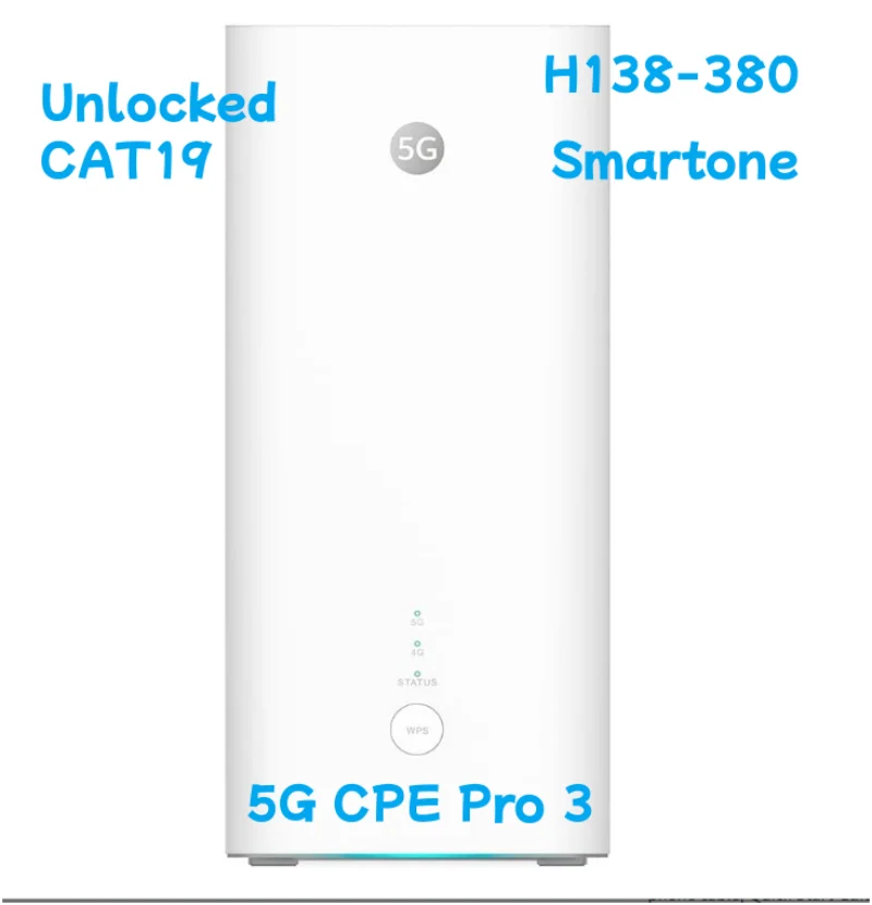 Unlocked Smartone H138-380  5G CPE Pro 3 WiFi 6 hotspot 4g 5g lte router (used 99%new)