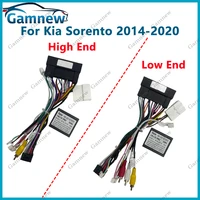 Gamnew-Adaptador de arnés de cables Android de 16 pines para coche, decodificador de caja Canbus para Kia Sorento 2014-2020