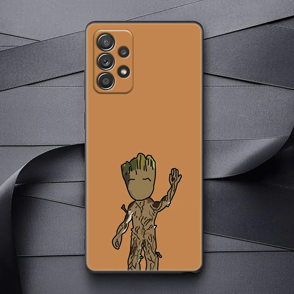 Raccoon Groot Avengers For Samsung A13 4G Case Galaxy A14 A02S A03S A31 A04S A11 A12 Cover A51 A71 A05s A24 Faceless Marvel Case