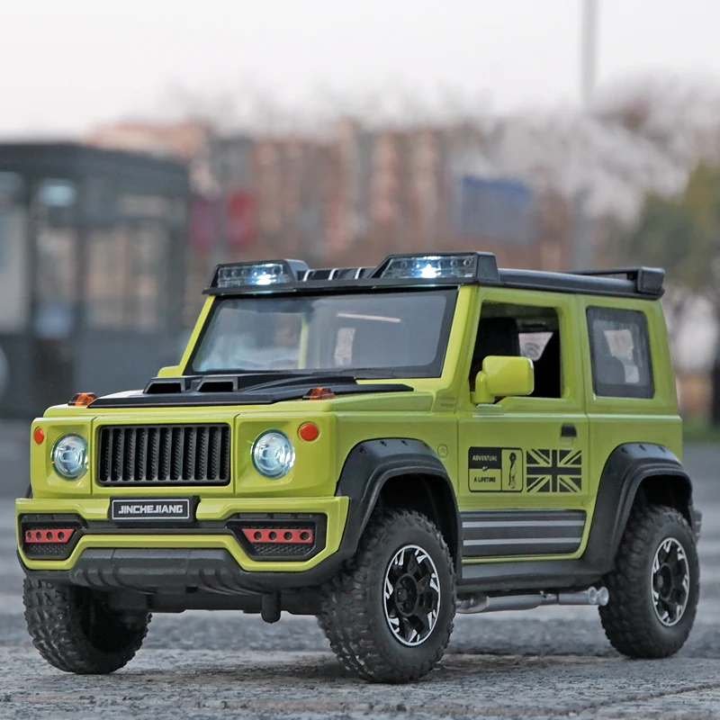 

1:18 SUZUKI Jimny Off-Road SUV Alloy Model Car Toy Diecasts Casting Sound and Light Car Toys For Children Vehicle