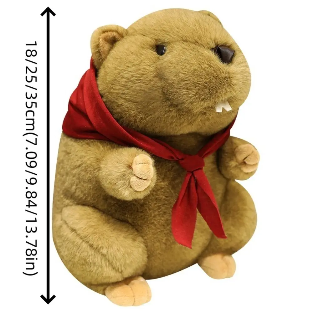 Bebê dormindo pp algodão simulação marmota macio realista marmota fofo confortável recheado marmota presentes