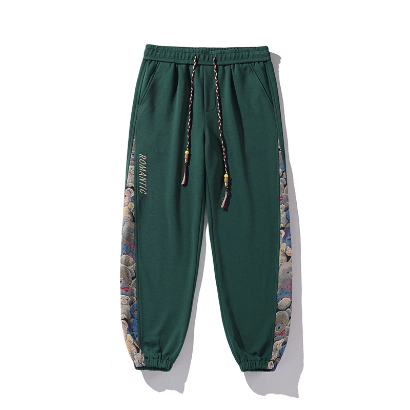 2025 Men Pants Streetwear Sweatpants Joggers Hip Hop Loose Harajuku Trousers