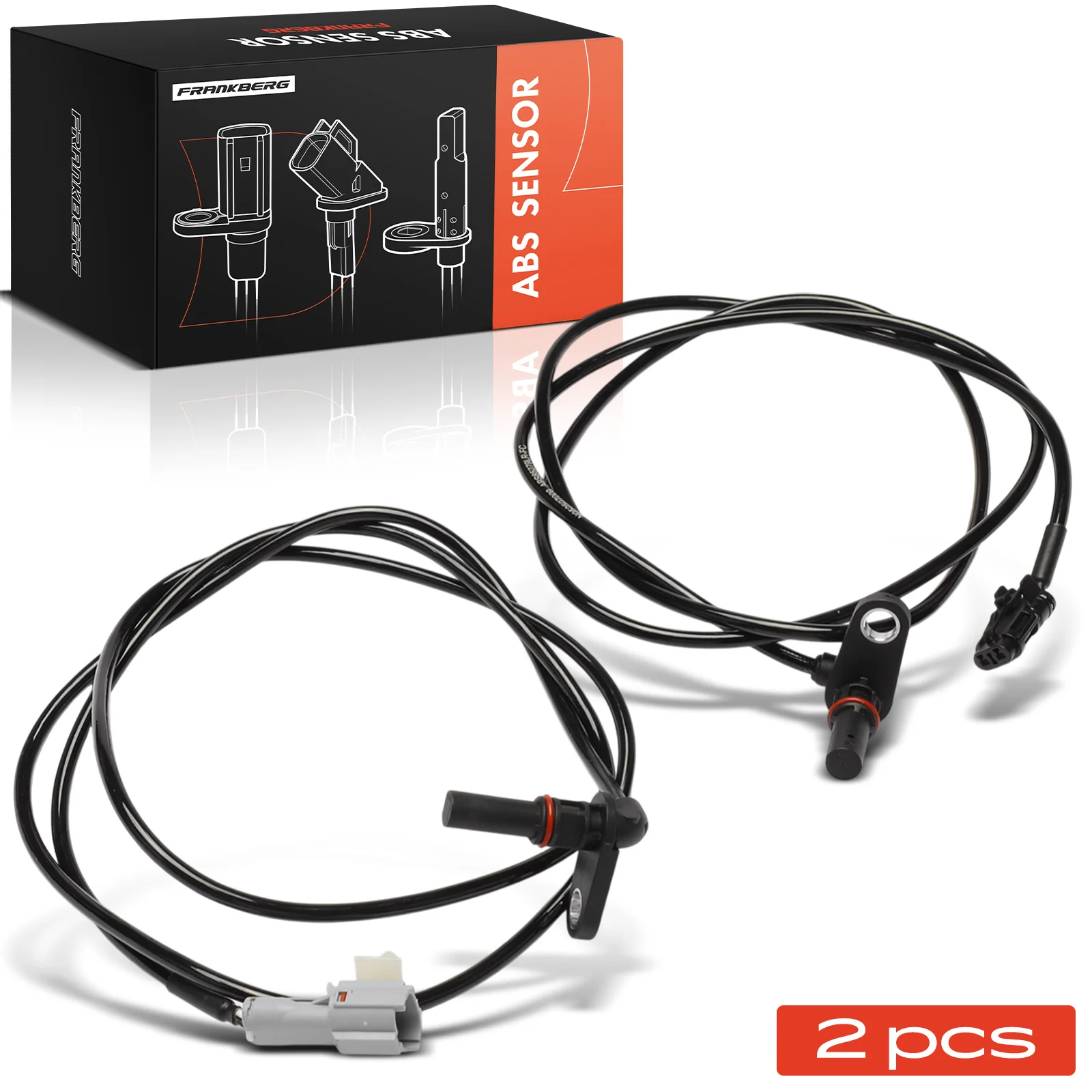 Frankberg 2x ABS Sensor Hinterachse Links Rechts für Mitsubishi Fuso Canter MK585280 MK585279