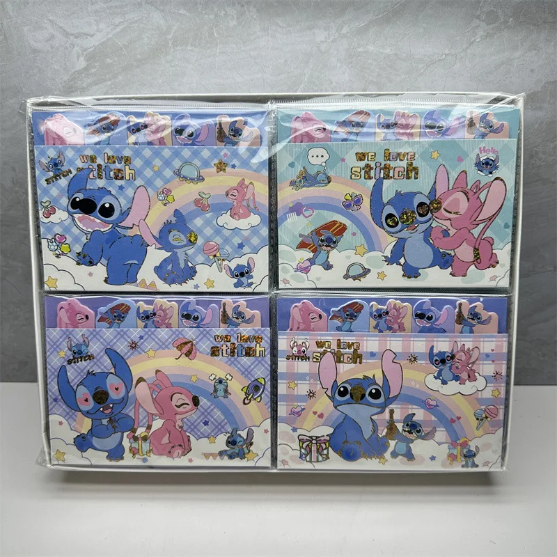 Stitch Disney Sticky Notes Kawayiii School Supplies Anime Cute Stationery Post-it Notes Office Accessories Children\'s Toys Gifts