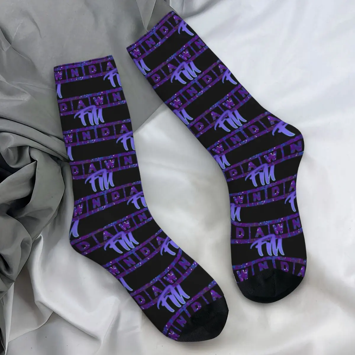 The Weeknd Blinding Lights Dawn FM Socks Winter Stockings Trendy Adults Men High Quality Socks Pattern Running Sports Socks