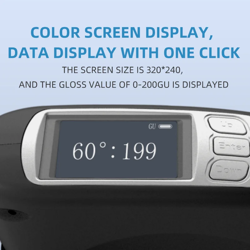 Novo Medidor de brilho portátil CS-300A pedra cerâmica ferragem detecção brilho