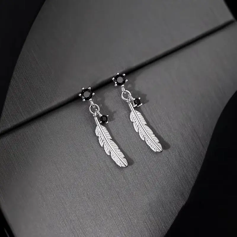 Long Wing Stud Earrings Fashion Alloy Design Temperament for Women Daily Stylish Accessories Unique Gift