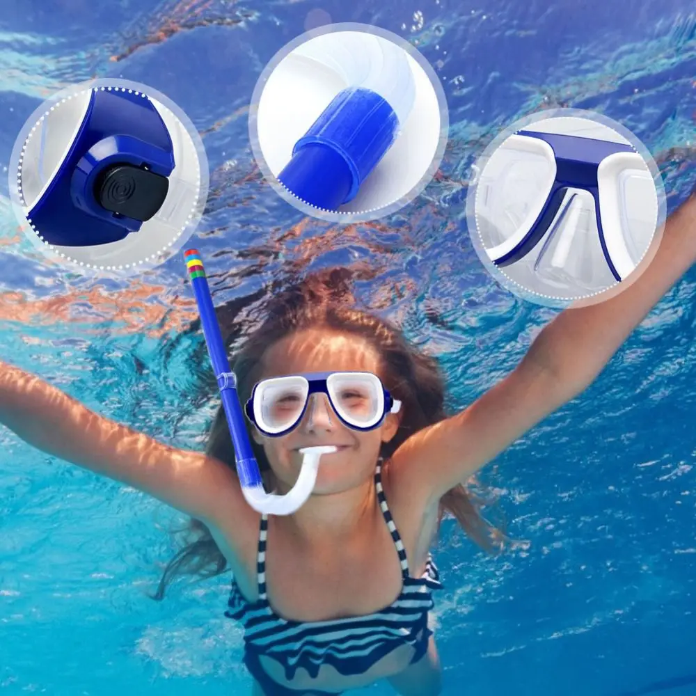 Underwater Equipment Water Sports Anti Fog Kids Diving Goggles Scuba Diving Mask Snorkel Mask Set Children Snorkeling Gear