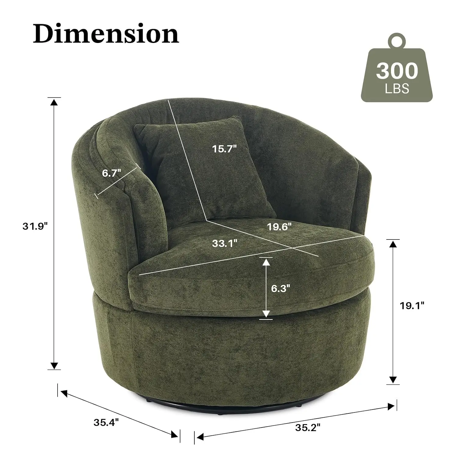 Thumbnail 2 - #12 Discounted Swivel Lounge Chairs Worth Buying