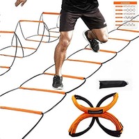 Dual-Purpose Soccer Training Jump Ladder Multifunctional Agility Ladder Speed Training Coordination Footwork Football Equipment