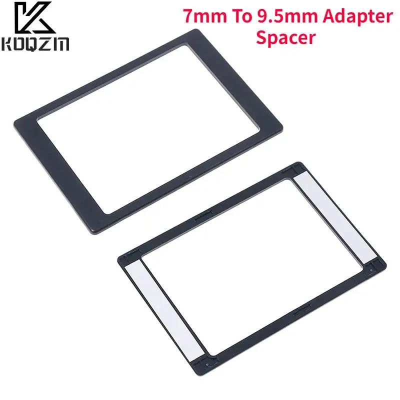 7mm To 9.5mm Adapter Spacer For 2.5'' Solid State Drive SSD SATA Black Hard Drive For Laptops