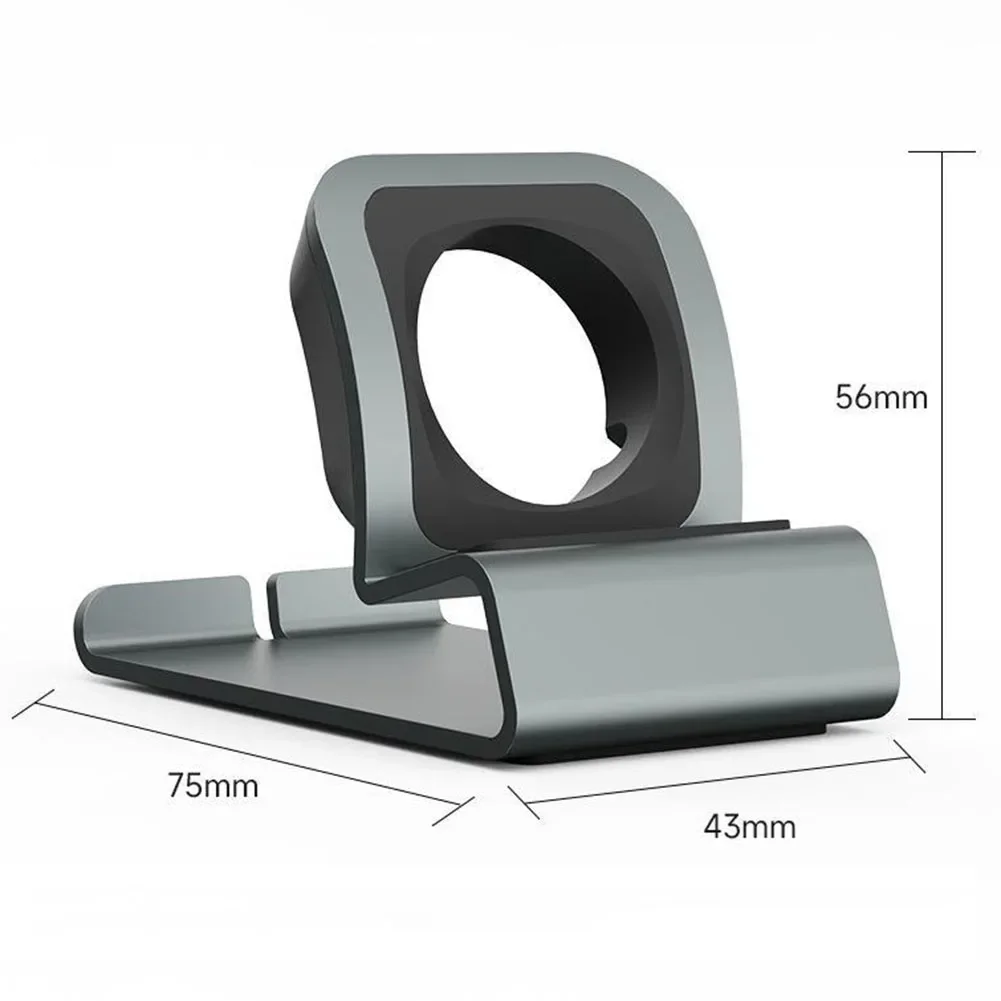 Stable And Compact Wireless Charging Base For Watch With Aluminum Bracket Magnetic Fast Charging Dock Station Holder