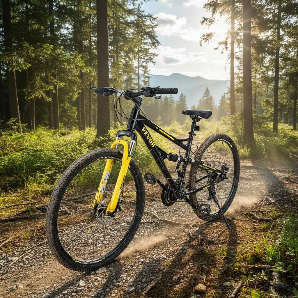 

Off-Road Cycle 29 inch For Mountain Trail Snow, 24 Speeds Twist Shifting Full Dual Suspension Comfort Saddle Dual Disc Brakes
