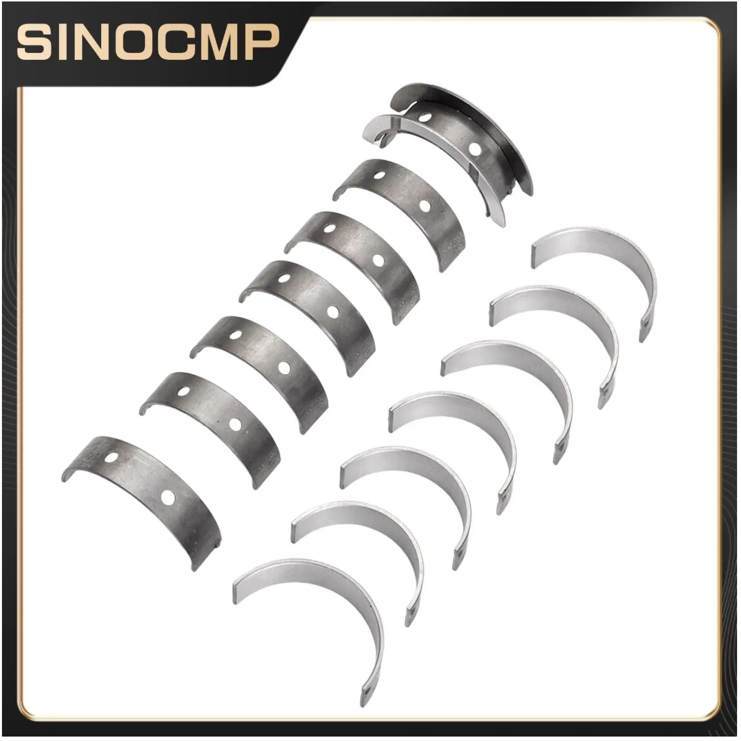 

14 шт. Набор направляющих главных подшипников коленчатого вала для BMW 128i 335i 740Li X3 X5 N52 N54 N55 3.0 Подшипники коленчатого вала Совершенно новая гарантия