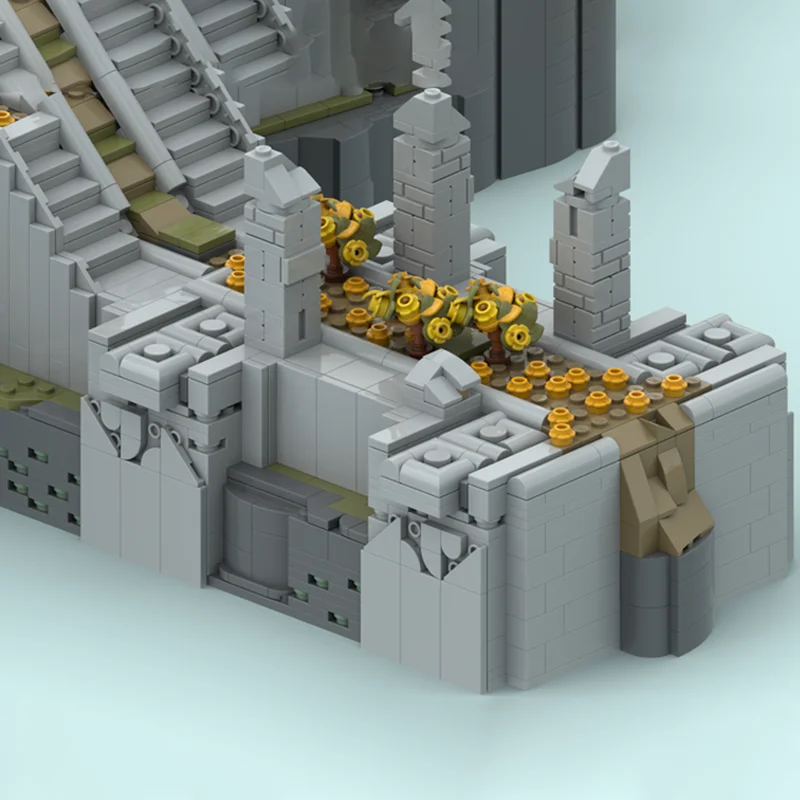 6996pcs MOC Zelda Tears The Kingdom East Gerudo Castle Model Building Blocks Architecture Toy Christmas Gifts DIY Assemble Idea