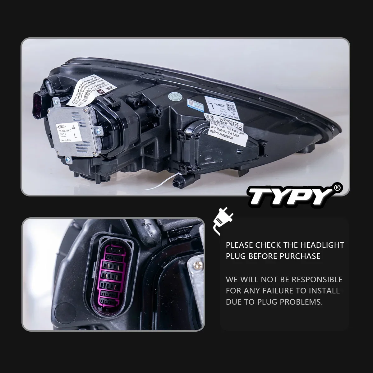 

Car For Porsche Cayenne 958.2 Headlight 2015-2017 Upgraded 2024 Styling LED Headlights Dynamic Turn Signal Lamp Car Accessories