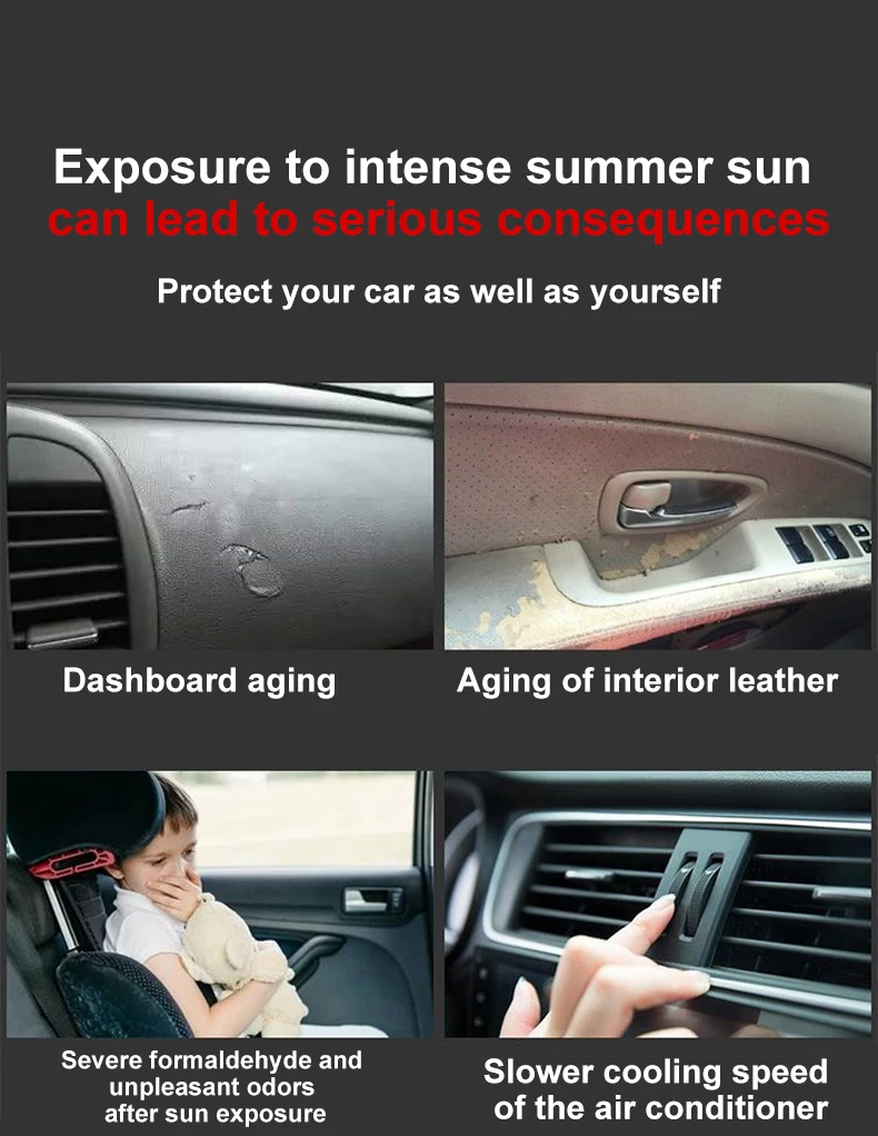 For Volkswagen VW Touran 1T 2003-2015 2010 Car Sunshade Window UV Protection Curtain Reflector Shade Visor Tools Car Accessories - view 5