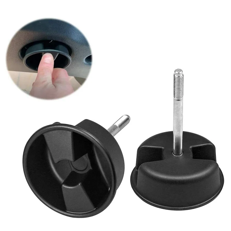 

AV36-2Pcs For Jeep Wrangler JK 2007-2017 Hard Top Mounting Screw Knobs Roof Screw 1CJ57DX9AD Mount Tab