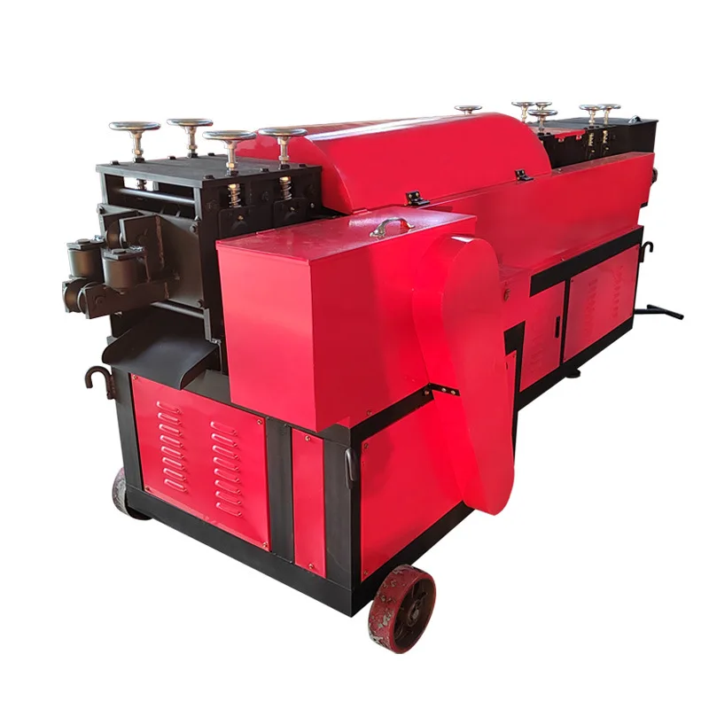 

Multifunctional steel pipe straightening machine Automatic steel pipe straightening, rust removal and painting machine scaffold