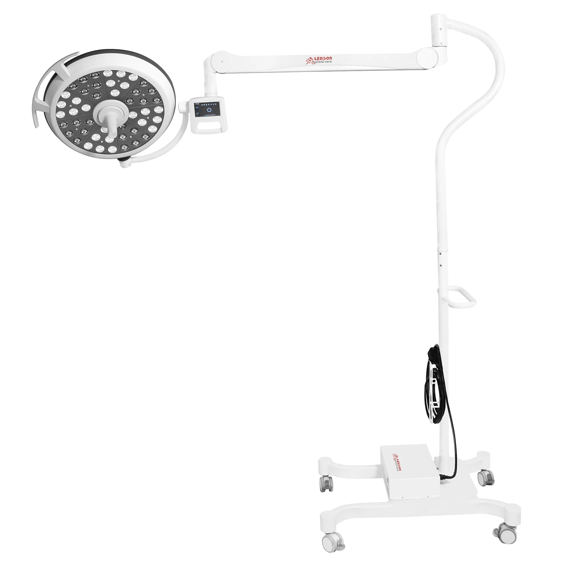 Lexison Veterinary Equipment POLW-LED500M High Quality Mobile Shadowless LED Surgical Lamp for Surgical and Examination
