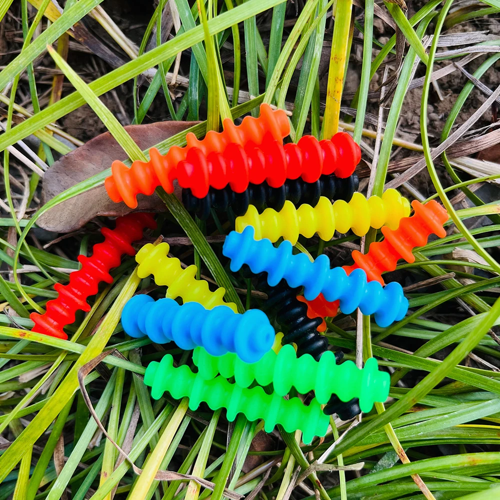 Amortecedor de borracha para tiro com arco, 2 partes de um conjunto, 6 cores, para caçar e fotografar