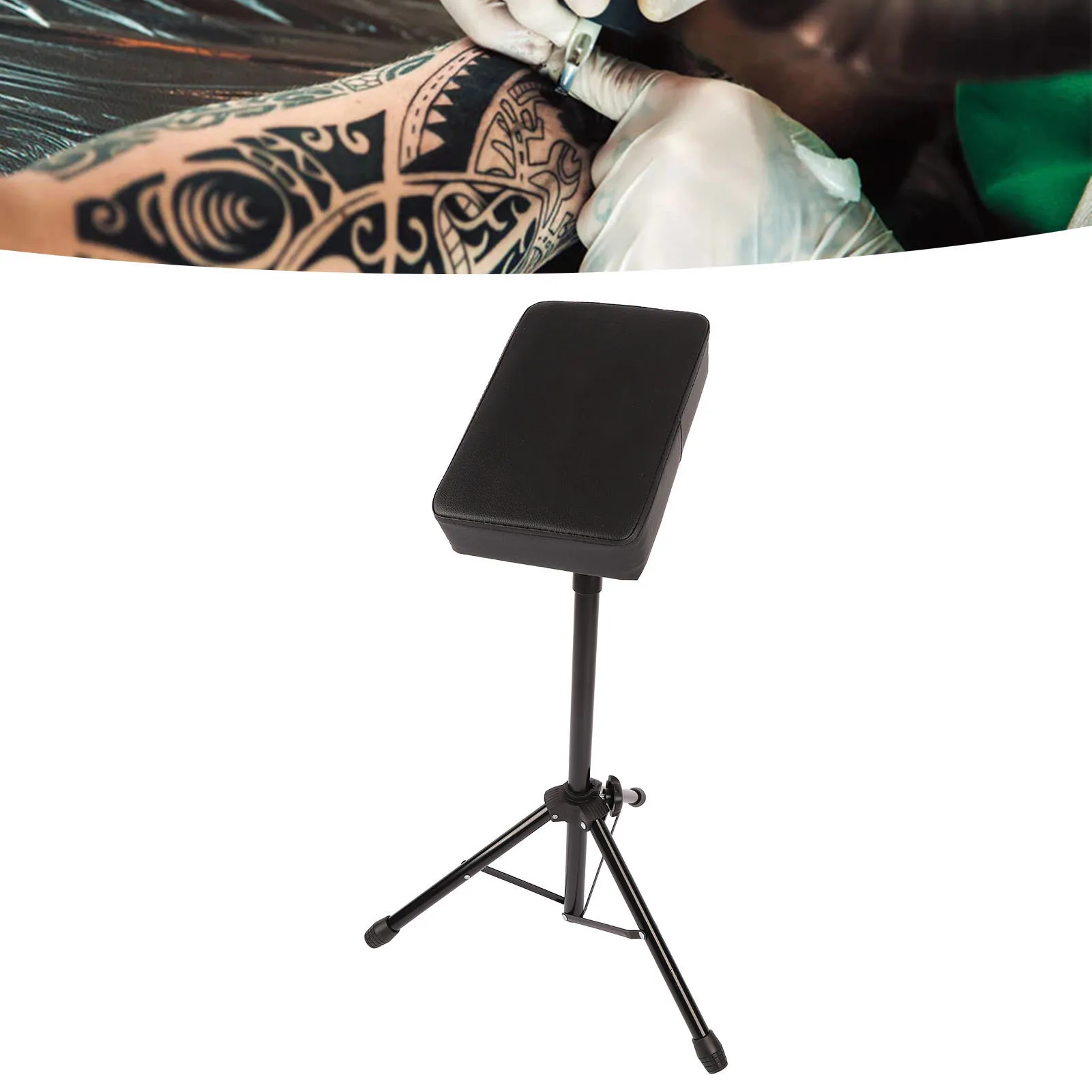 Tattoo Arm Leg Rest Stand Tattoo Arm Rest Professional Heavy Duty Height Adjustable Tattoo Armrest Sponge Pad Tattoo Armrest