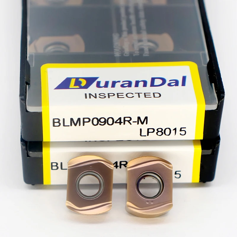 10PCS  Fast Feeding Blade BLMP0904 Carbide Milling Inserts Hardness 90 Metal Tools Insert End Milling Cutter